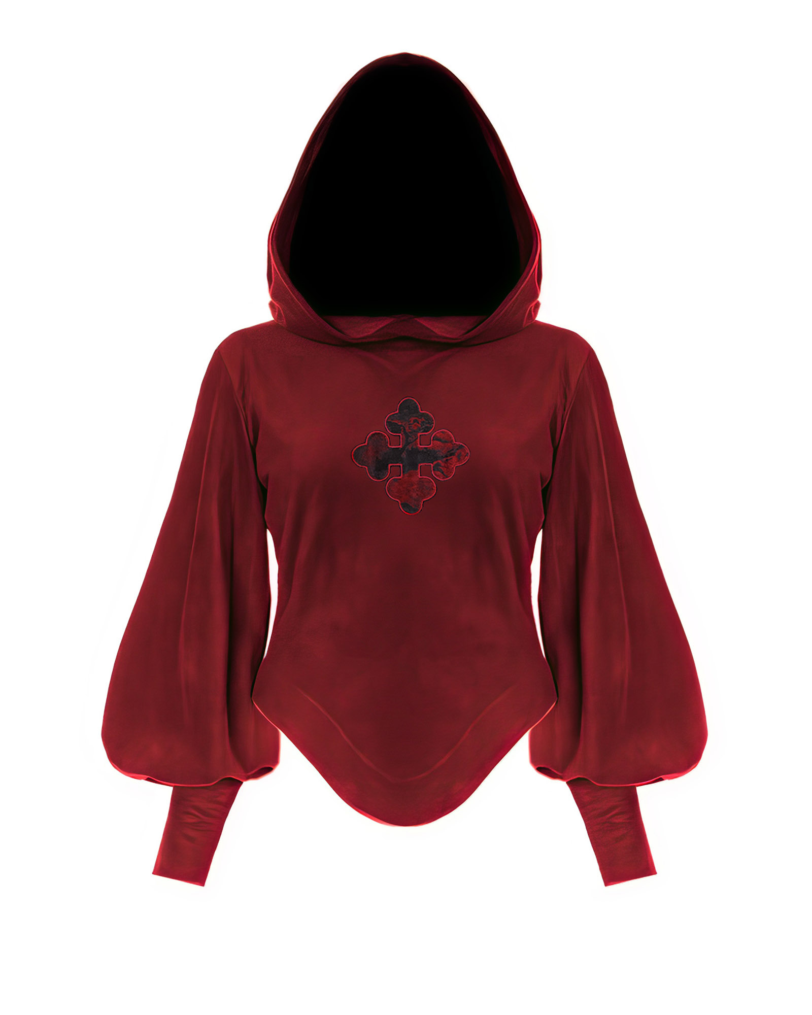 Tracery Hoody Red - S